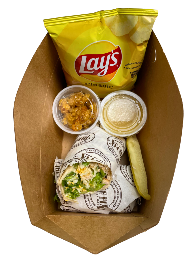blackened chicken caesar wrap boxed lunch