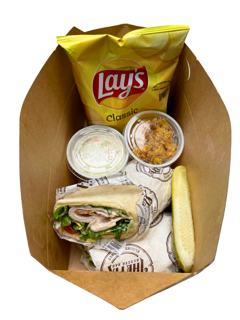 turkey club wrap boxed lunch